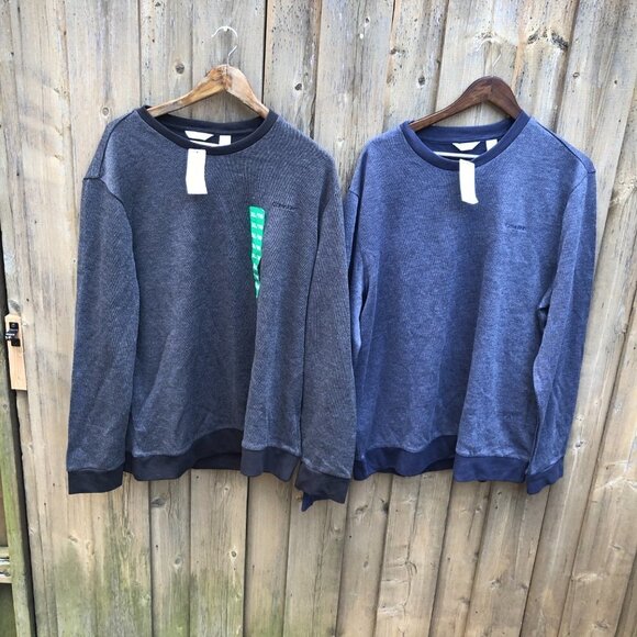 LOT OF 2 BNWT Calvin Klein Sweaters XL - Picture 4 of 5